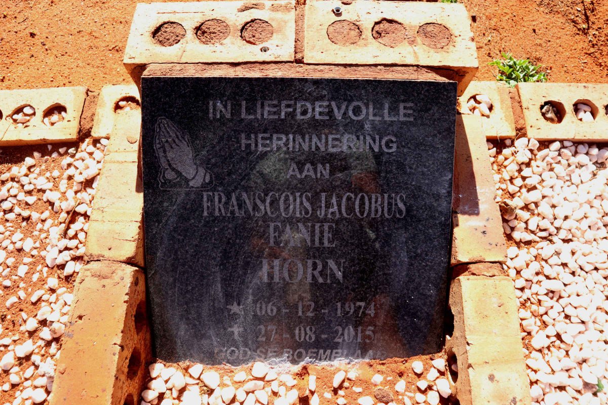 HORN Franscois Jacobus 1974-2015