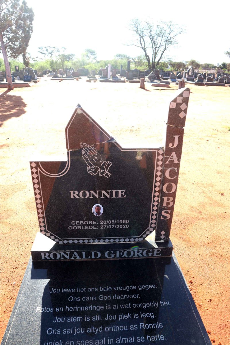 JACOBS Ronald George 1960-2020 