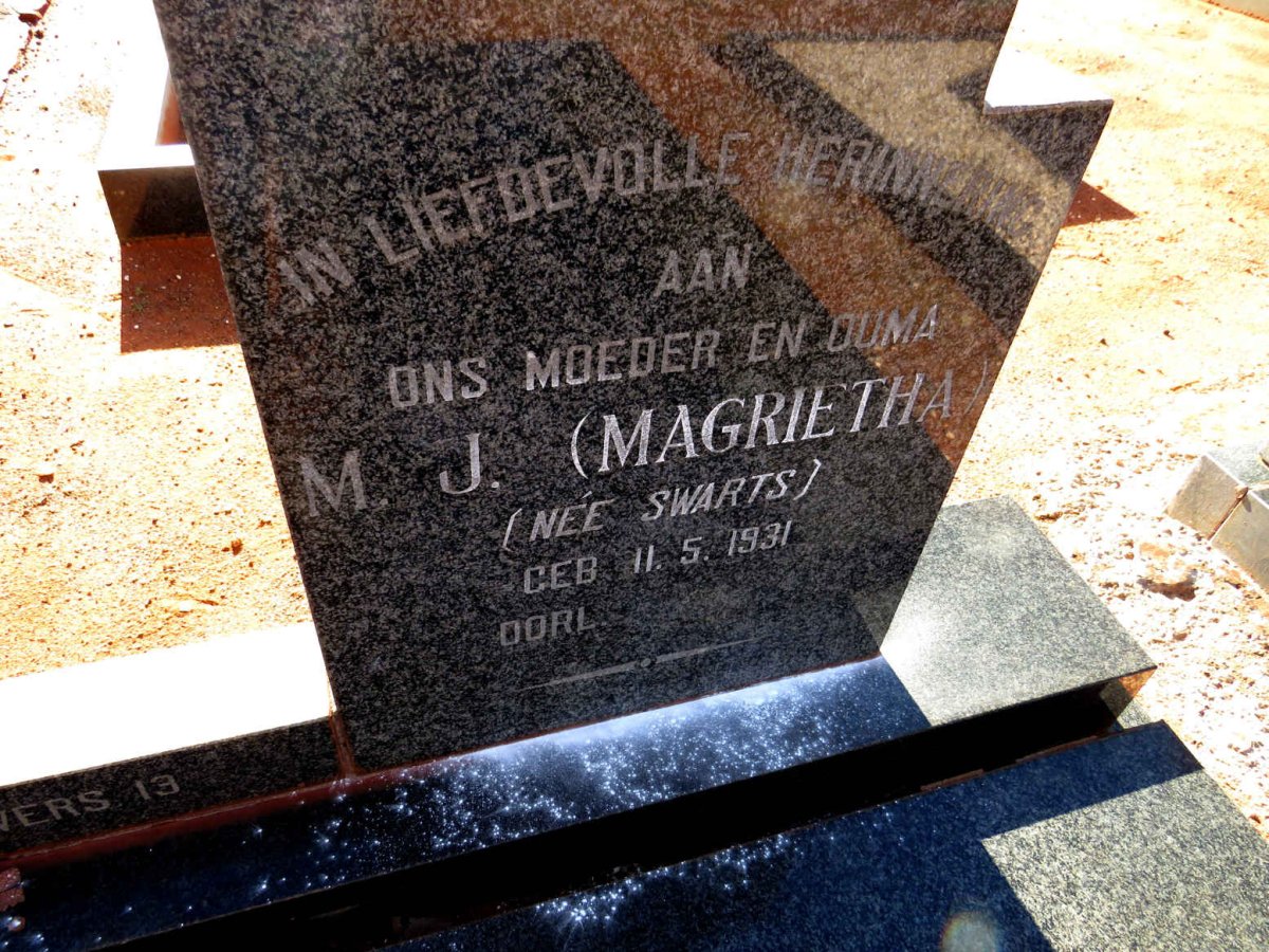 JACOBS J.S.A. 1926-1987 & M.J. SWARTS 1931- _2