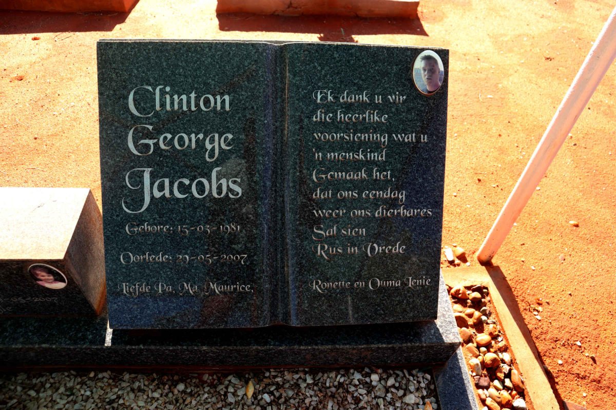 JACOBS Clinton George 1981-2007 & Irene ODENDAAL 1984-2007 :: JACOBS Anke 2005-2007 _2