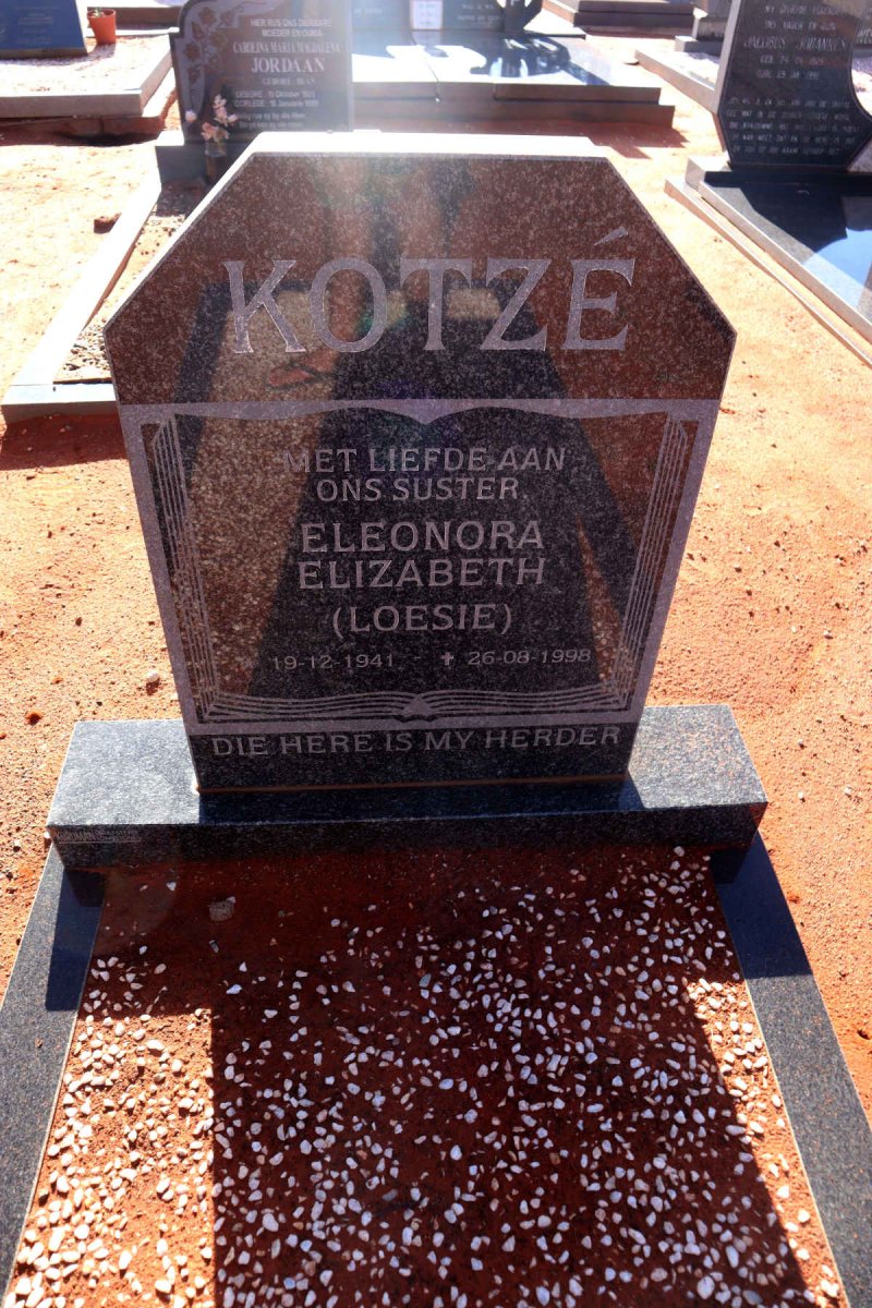 KOTZE Eleonora Elizabeth 1941-1998