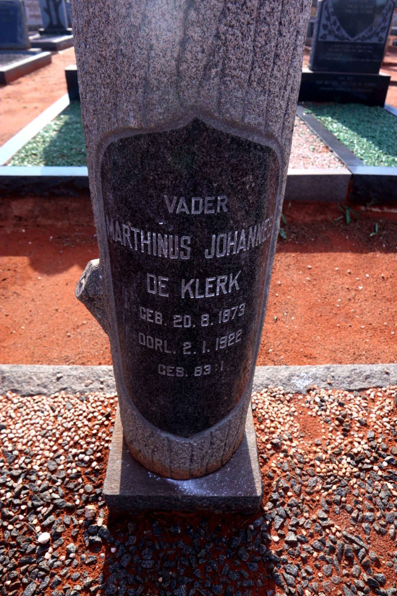KLERK Marthinus Johannes, de 1873-1922 & Maria Dorethea DE VILLIERS 1869-1964 _2