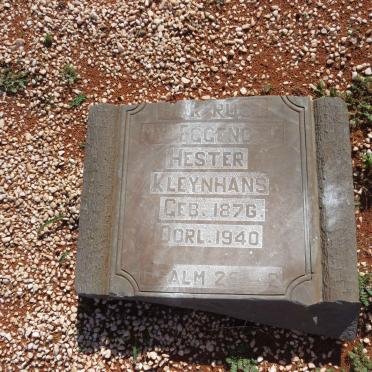 KLEYNHANS Hester 1876-1940