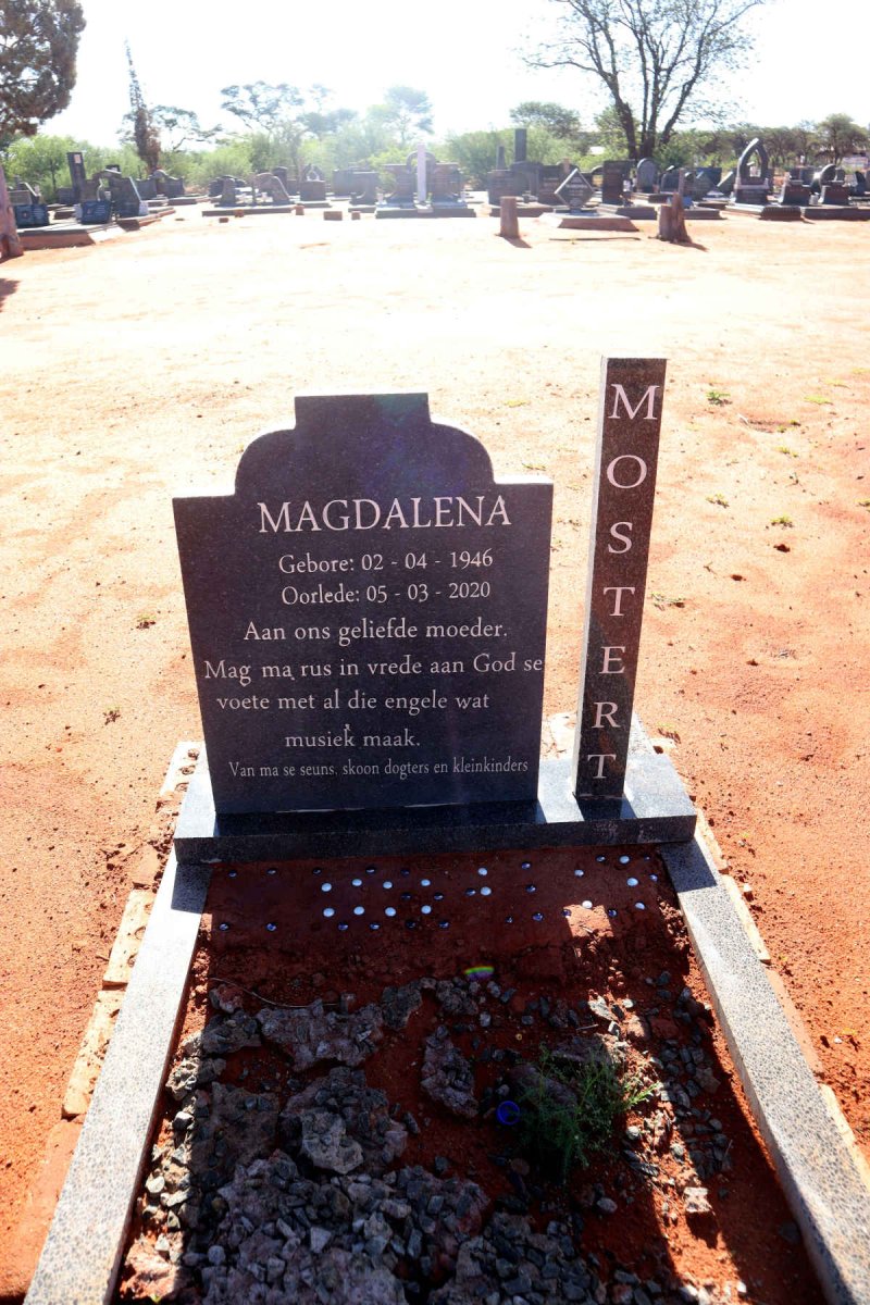MOSTERT Magdalena 1946-2020