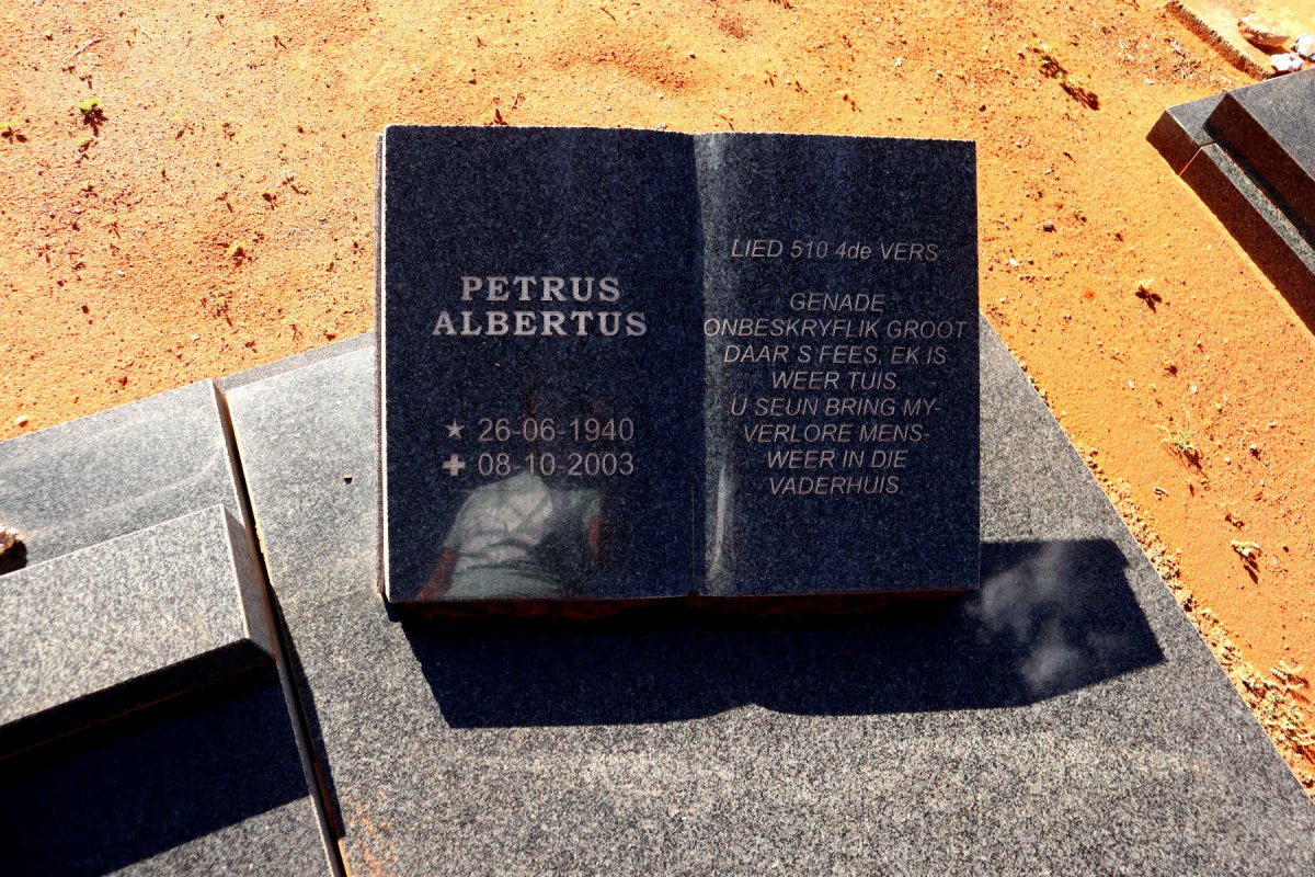 MERWE Petrus Albertus, van der 1940-2003 & Anna Bernadin _2