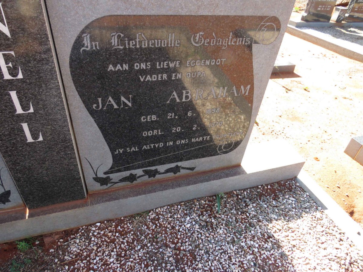 NELL Jan Abraham 1898-1970 & Anna Mageretha 1905-1982  _2