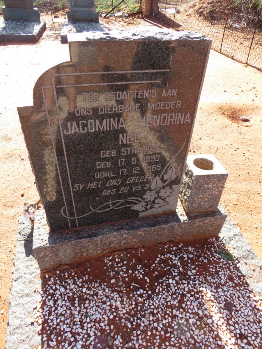 NEL Jacomina Hendrina nee STRAUSS 1890-1965
