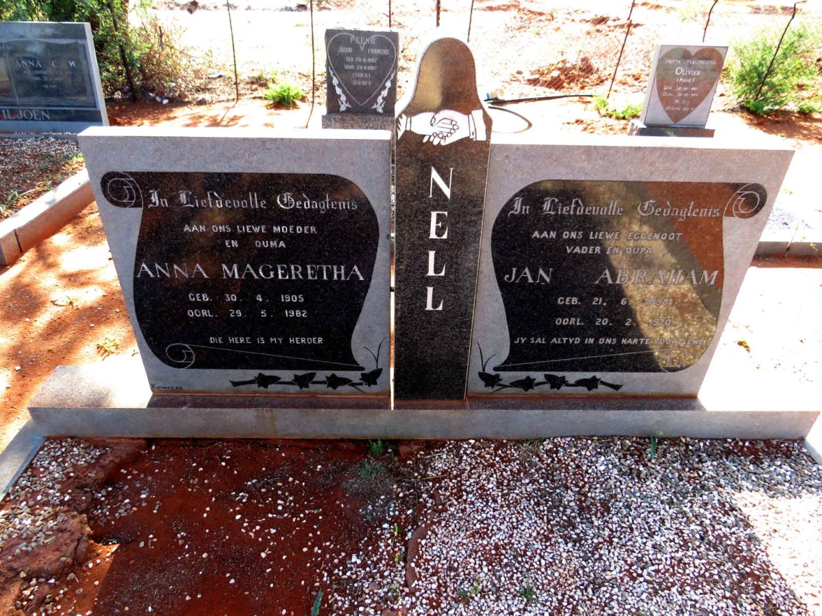 NELL Jan Abraham 1898-1970 & Anna Mageretha 1905-1982  _1