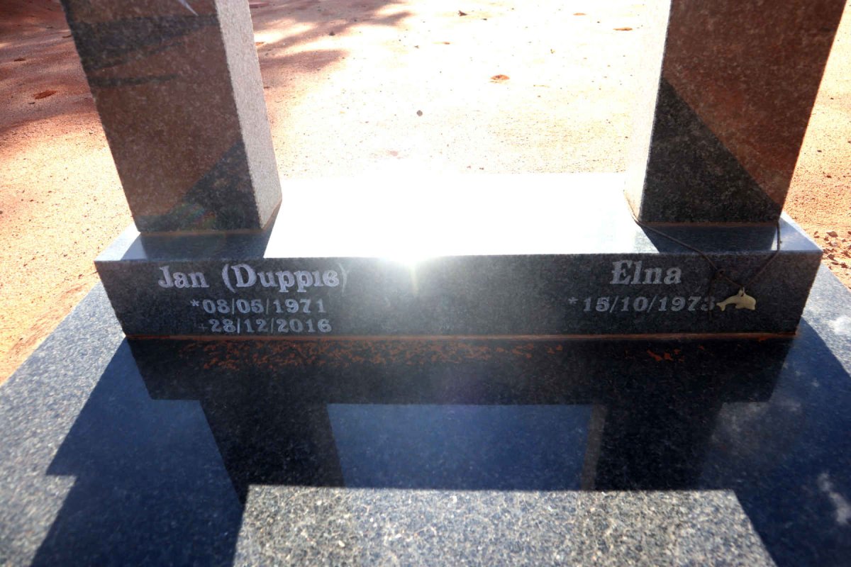 PLESSIS Jan,du 1971-2016 & Elna 1973- _2
