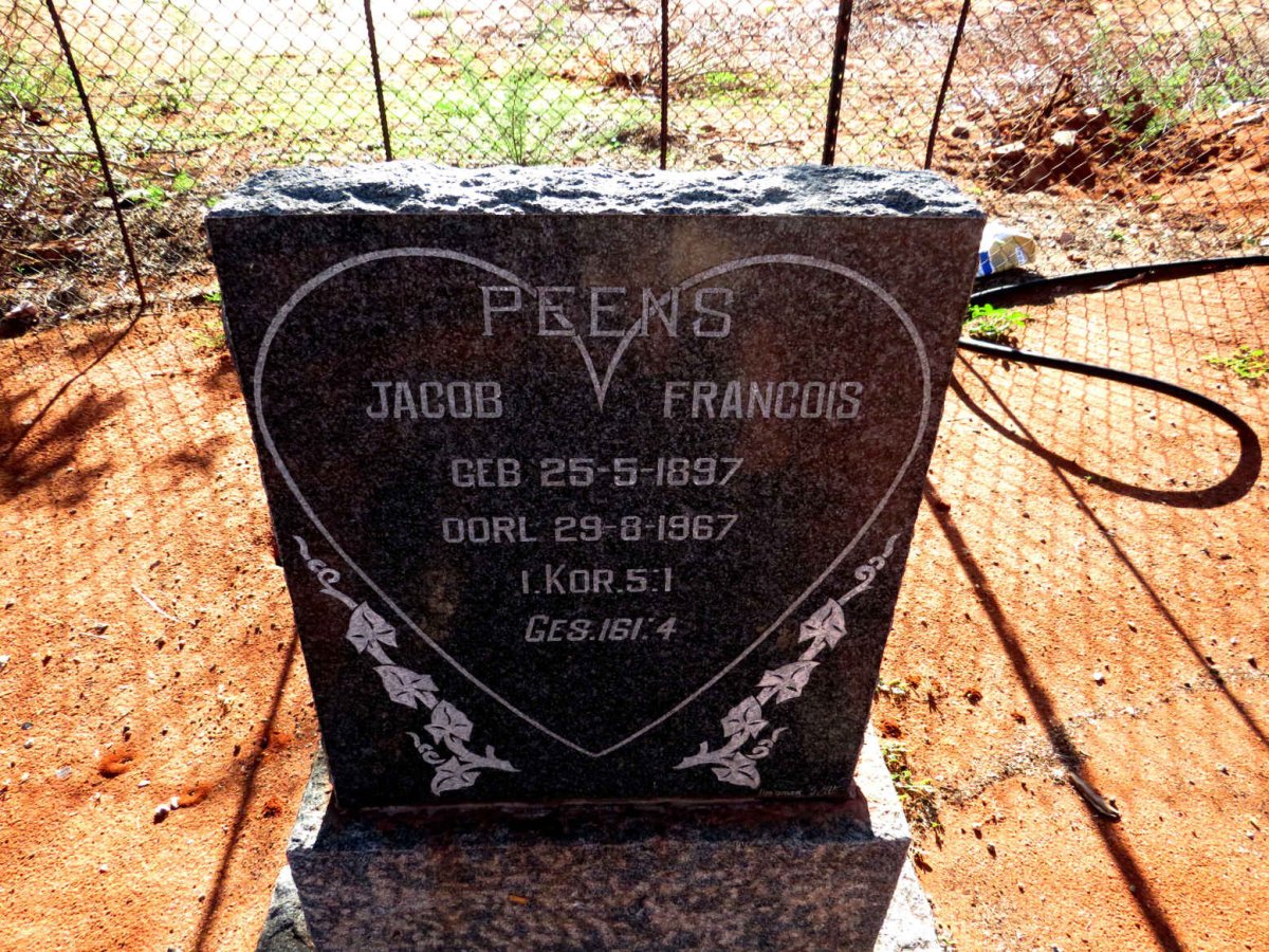 PEENS Jacob Francois 1897-1967