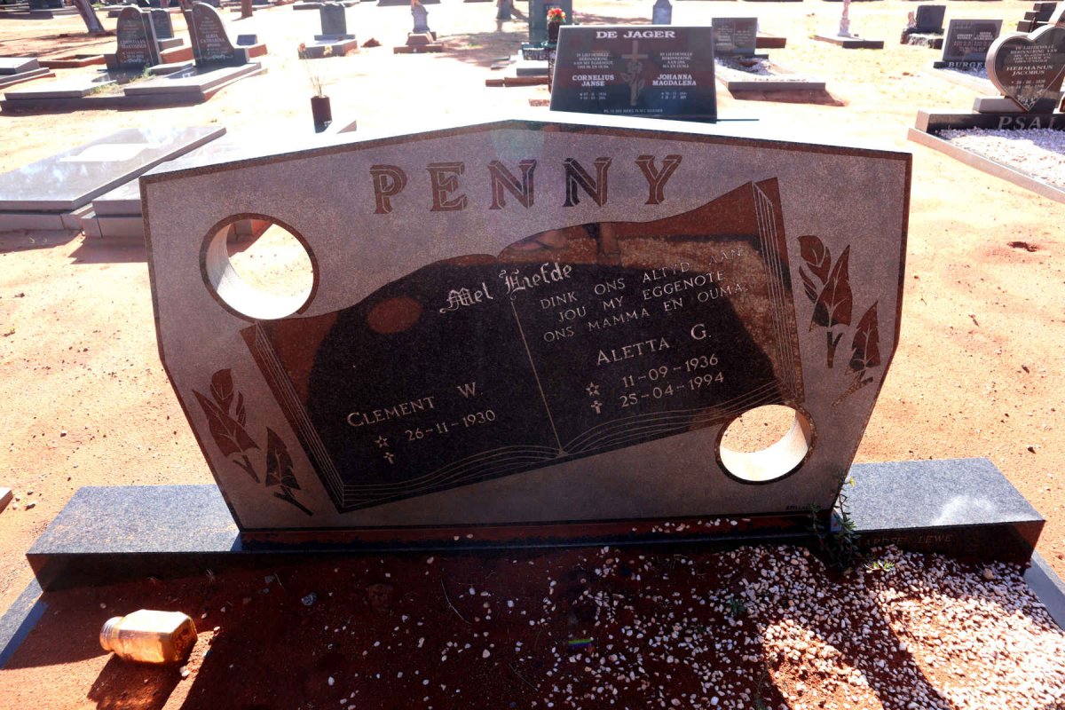 PENNY Clement W. 1930- & Aletta G. 1936-1994