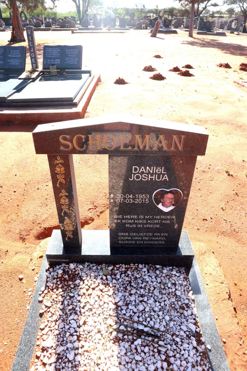 SCHOEMAN Daniel Joshua 1953-2015