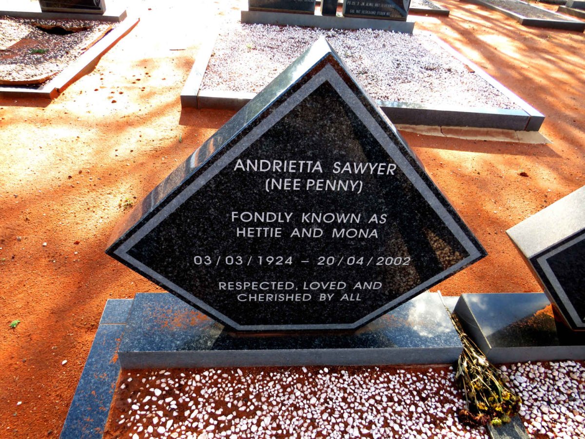 SAWYER John Lewis 1917-1979 & Andrietta PENNY 1924-2002 _1