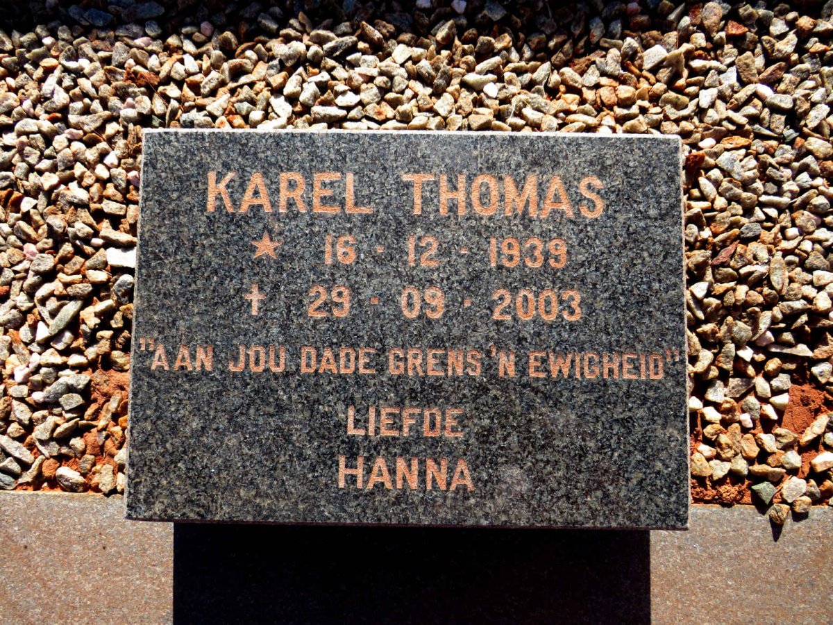 THOMAS Karel 1939-2003