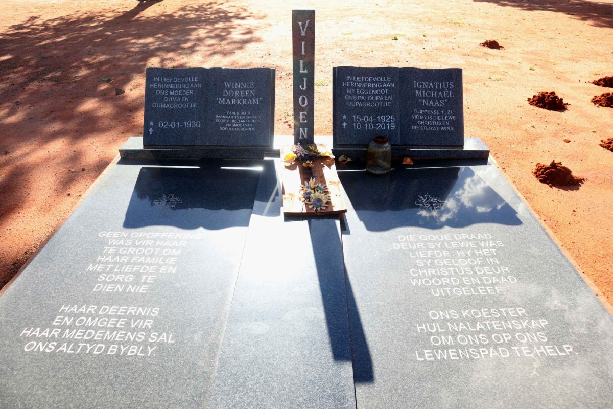 VILJOEN Ignatius Michael 1925-2019 & Winnie Doreen MARKRAM 1930-