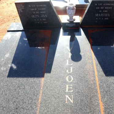 VILJOEN Jan 1915-1989 & Martha 1920-