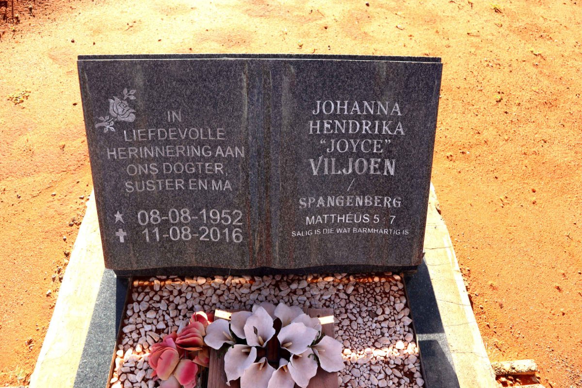 VILJOEN Johanna Hendrika nee SPANGENBERG 1952-2016