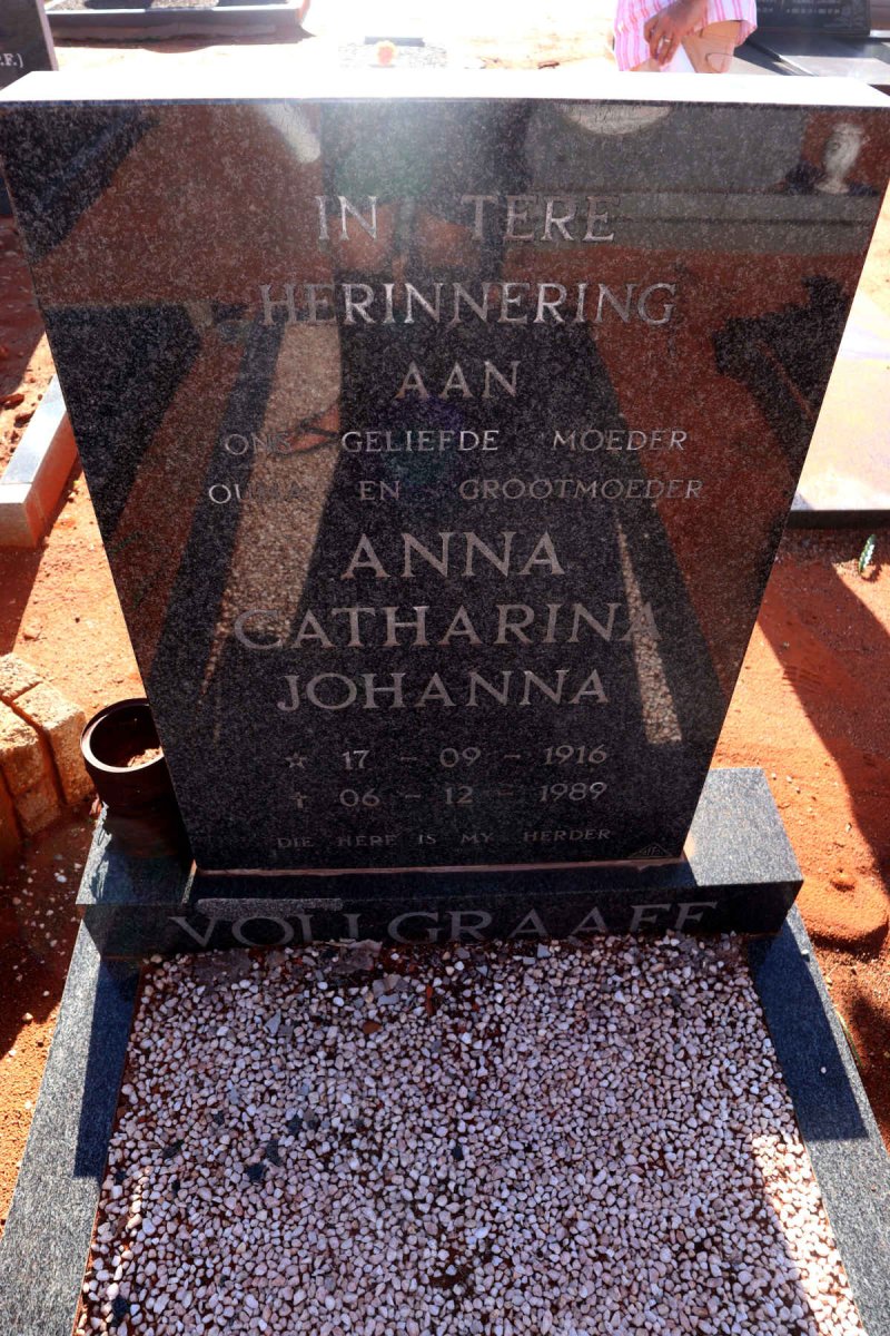 VOLLGRAAFF Anna Catharina Johanna 1916-1989
