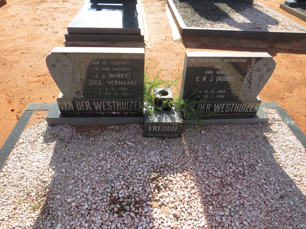 WESTHUIZEN C.R.J., van der 1933-1999 & J.J. VERMAAK 1943-1981 :: VAN DER WESTHUIZEN Freddie 1976-2003 _1