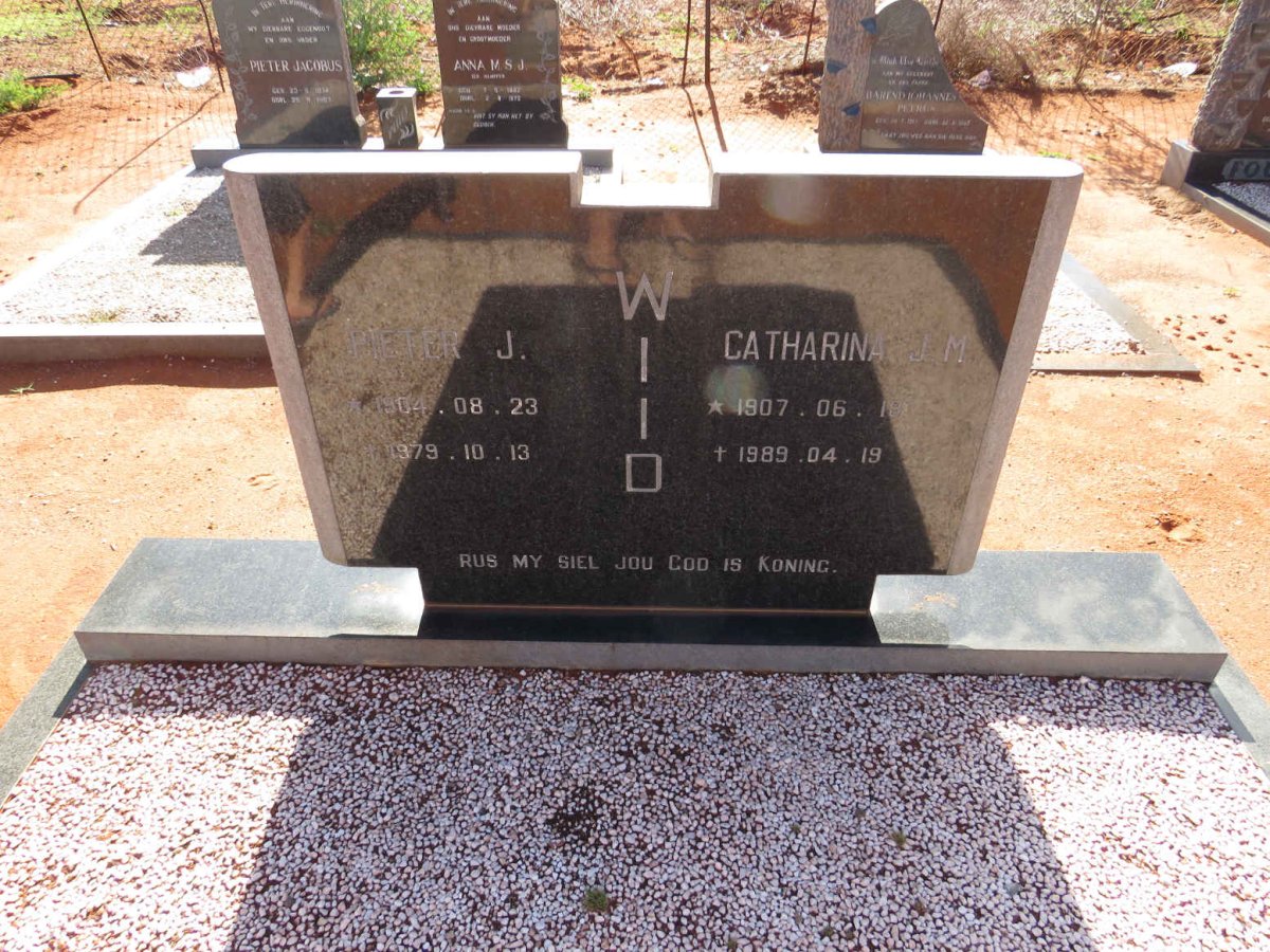 WIID Pieter J. 1904-1979 & Catharina J.M. 1907-1989 _1