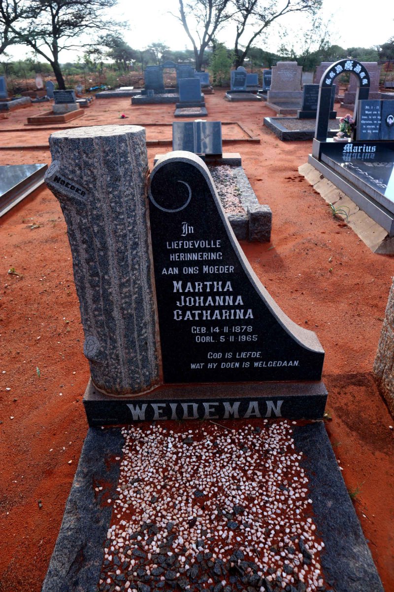 WEIDEMAN Martha Johanna Catharina 1878-1965
