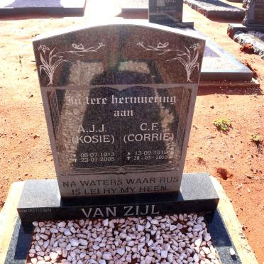 ZIJL A.J.J., van 1913-2005 & C.F. 1919-2010
