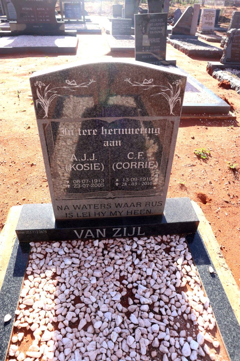 ZIJL A.J.J., van 1913-2005 & C.F. 1919-2010