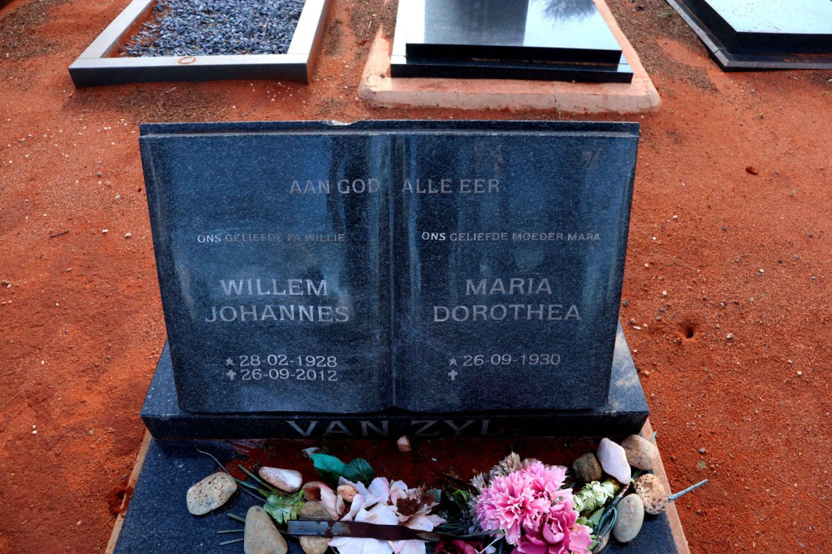 ZYL Willem Johannes, van 1928-2012 & Maria Dorothea 1930-