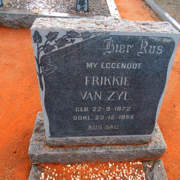 ZYL Frikkie, van 1872-1955