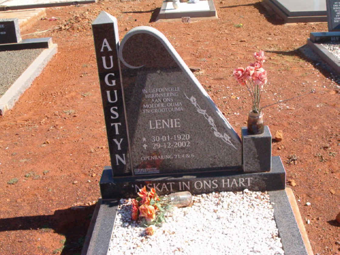 AUGUSTYN Lenie 1920-2002