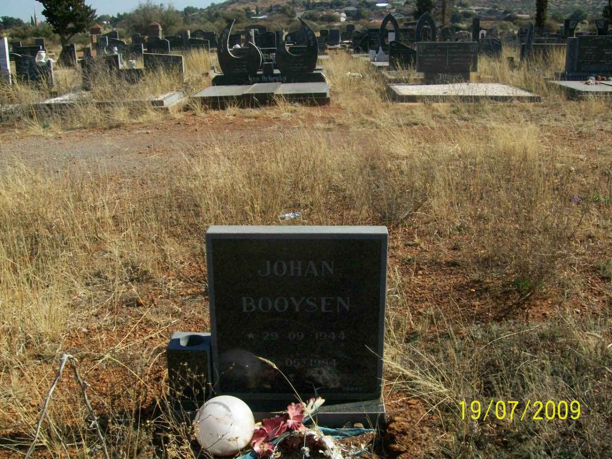 BOOYSEN Johan 1944-1994