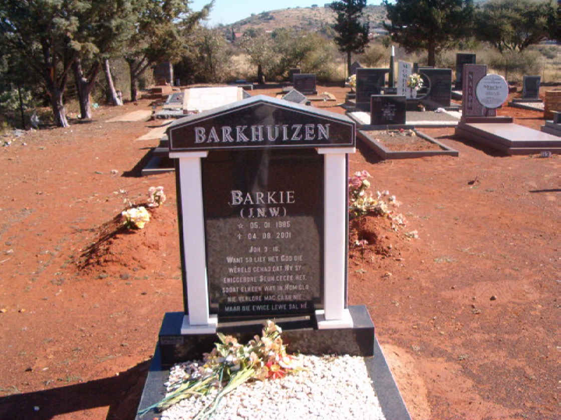 BARKHUIZEN J.N.W. 1985-2001