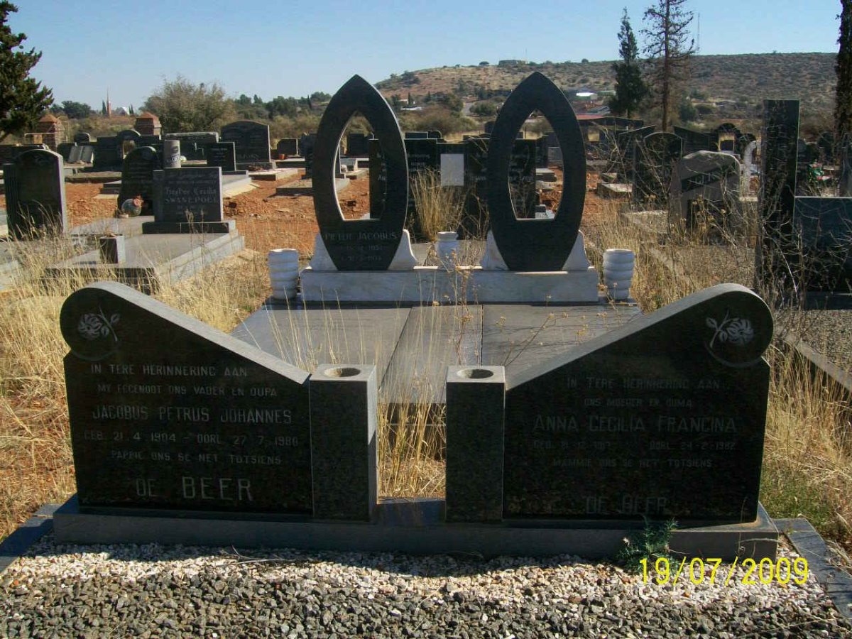 BEER Jacobus Petrus Johannes, de 1904-1980 &amp; Anna Cecilia Francina 19?-1987