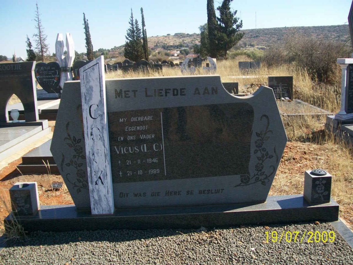COOK L.C. 1946-1989