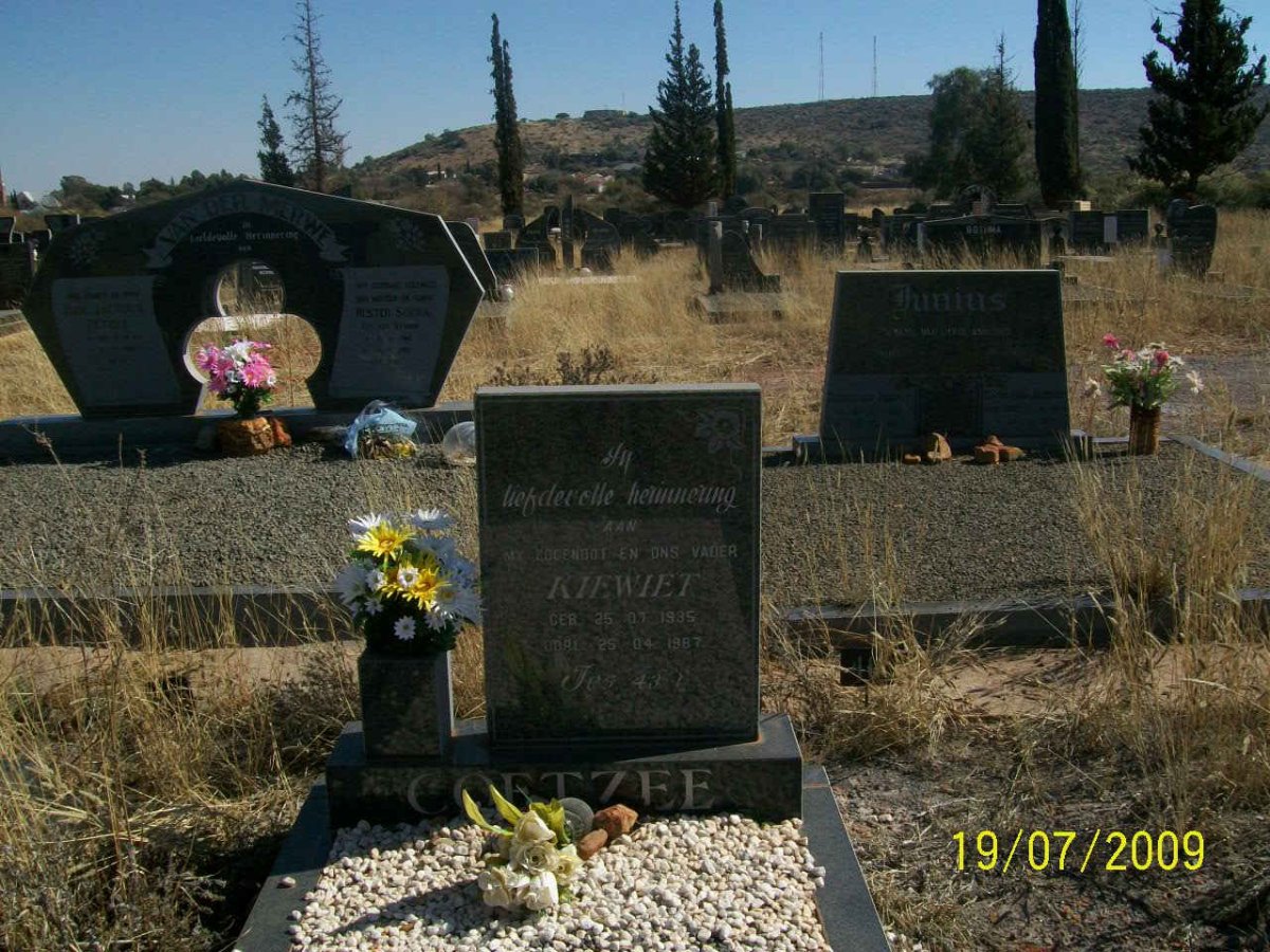 COETZEE Kiewiet 1935-1987