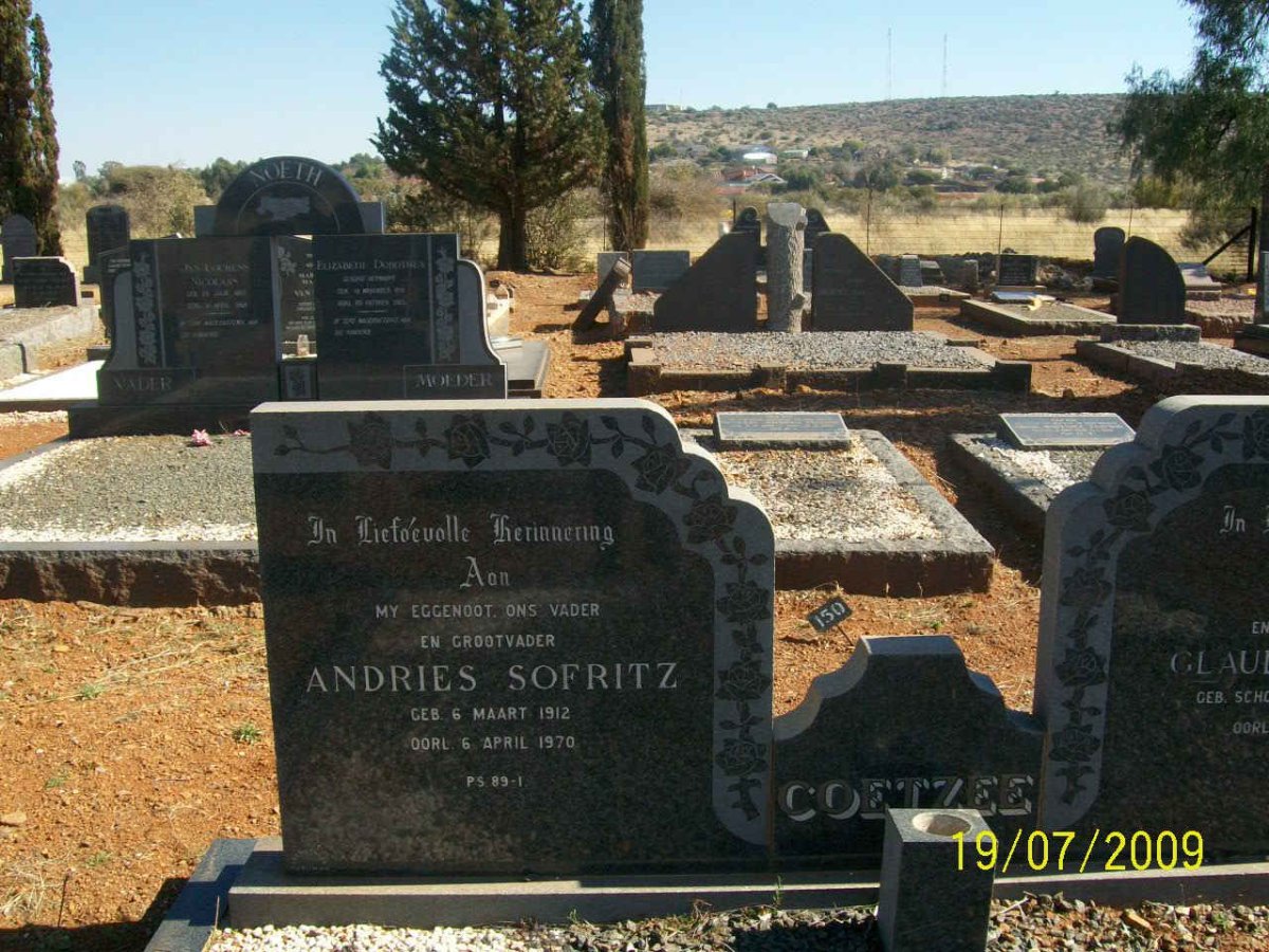 COETZEE Andries Sofritz 1912-1970