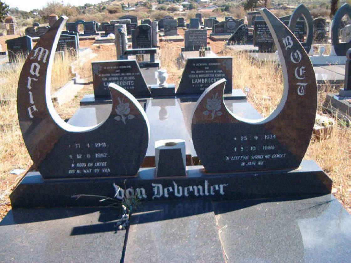 DEVENTER Boet, van 1934-195? &amp; Marie 1951-1982