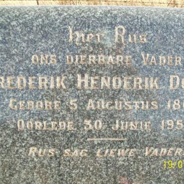 DOMAN Frederik Henderik 1860-1950