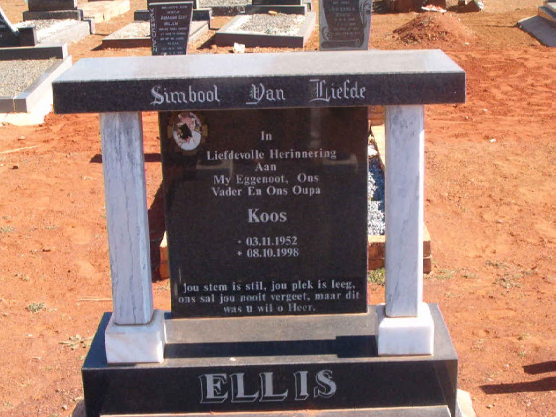 ELLIS Koos 1952-1998