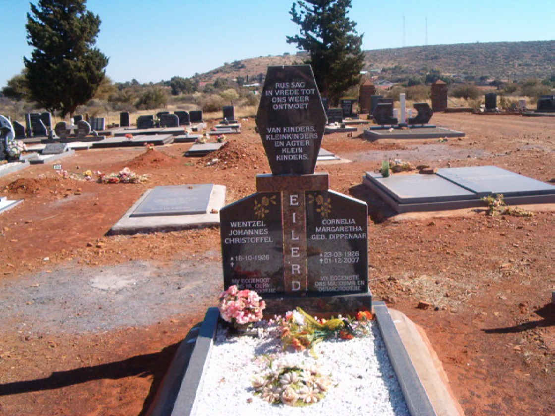 EILERD Wentzel Johannes Christoffel 1926- &amp; Cornelia Margaretha DIPPENAAR 1926-2007