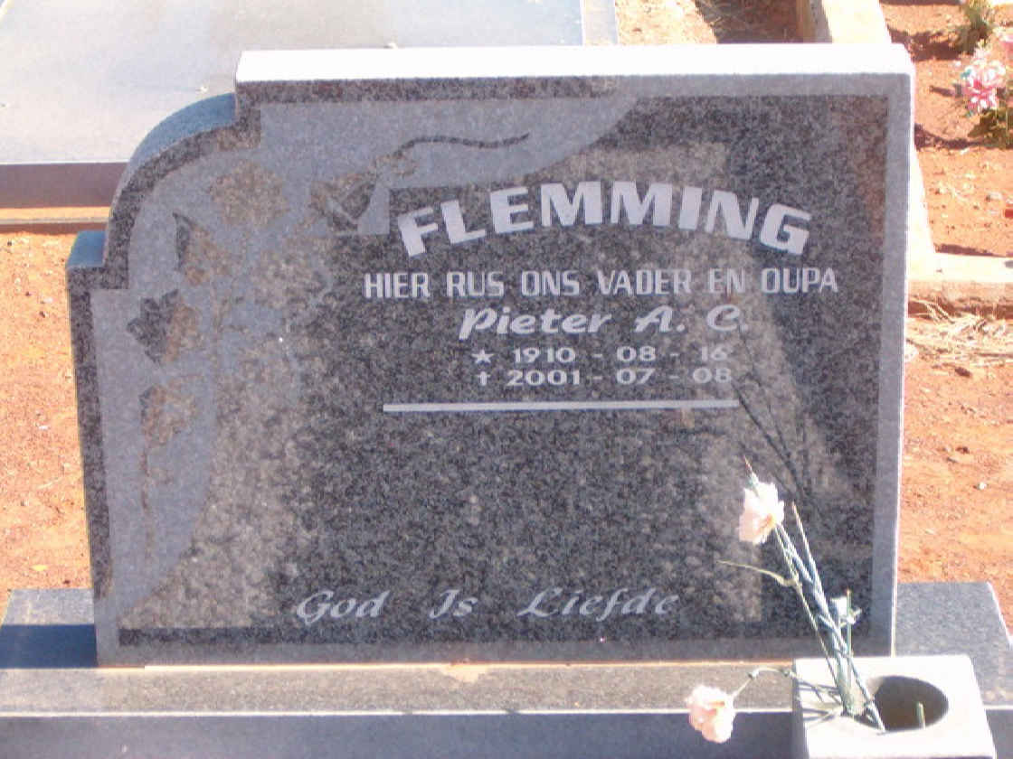 FLEMMING Pieter A.C. 1910-2001