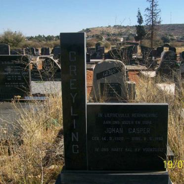 GREYLING Johan Casper 1920-1980