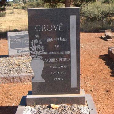 GROVE Andries Petrus 1908-1971