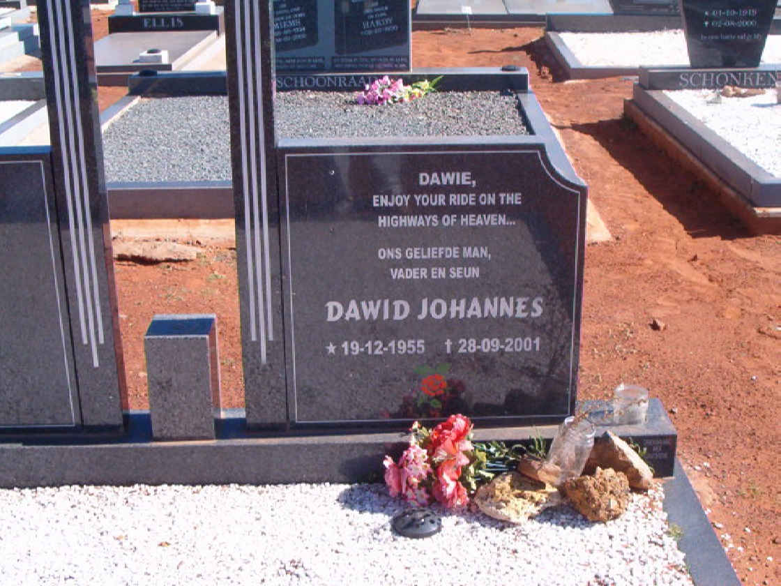 GREBE Dawid Johannes 1955-2001