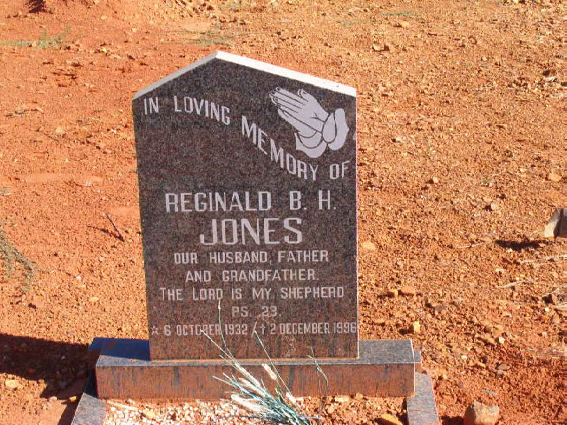 JONES Reginald B.H. 1932-1996