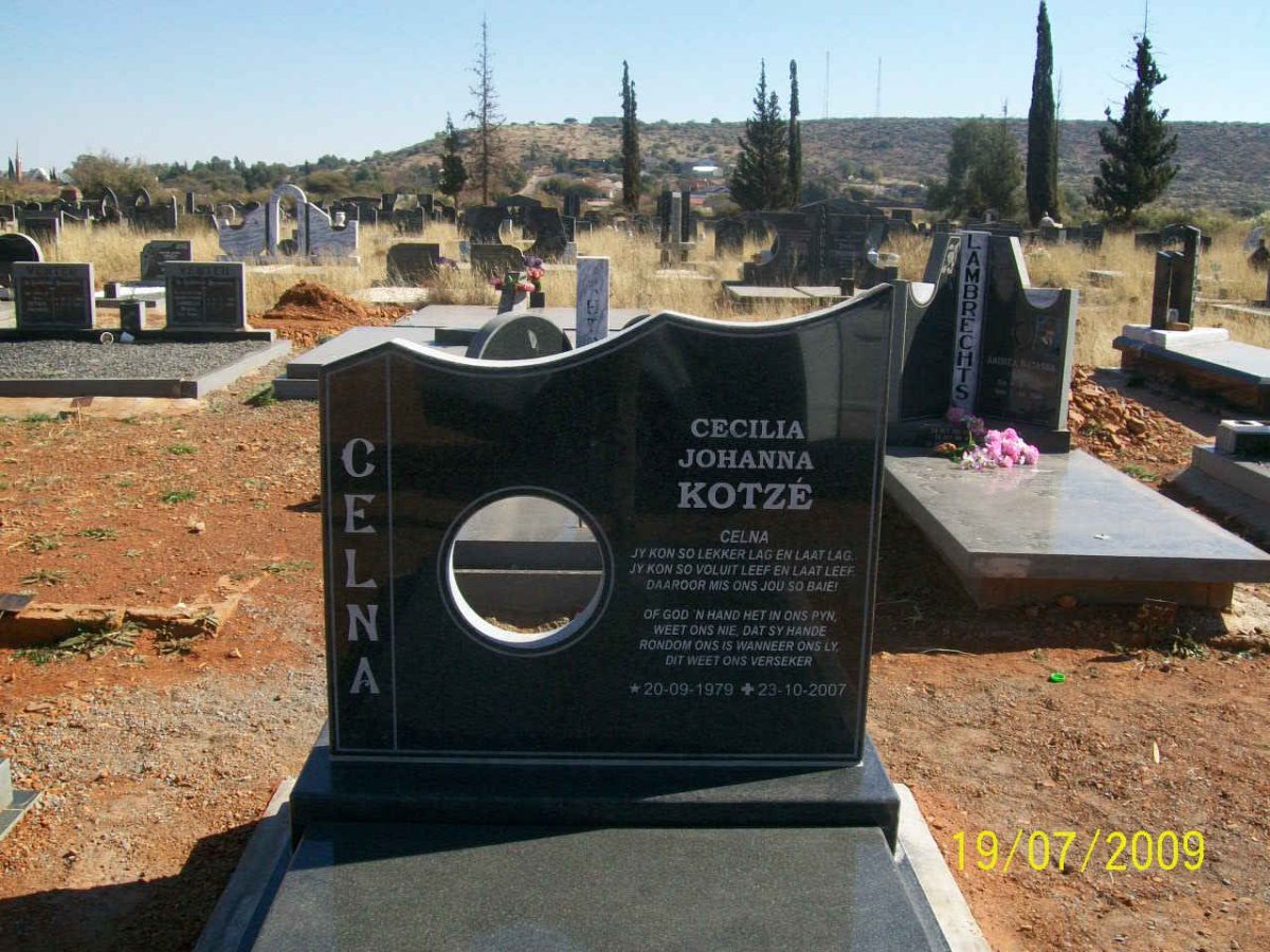 KOTZE Cecilia Johanna 1979-2007
