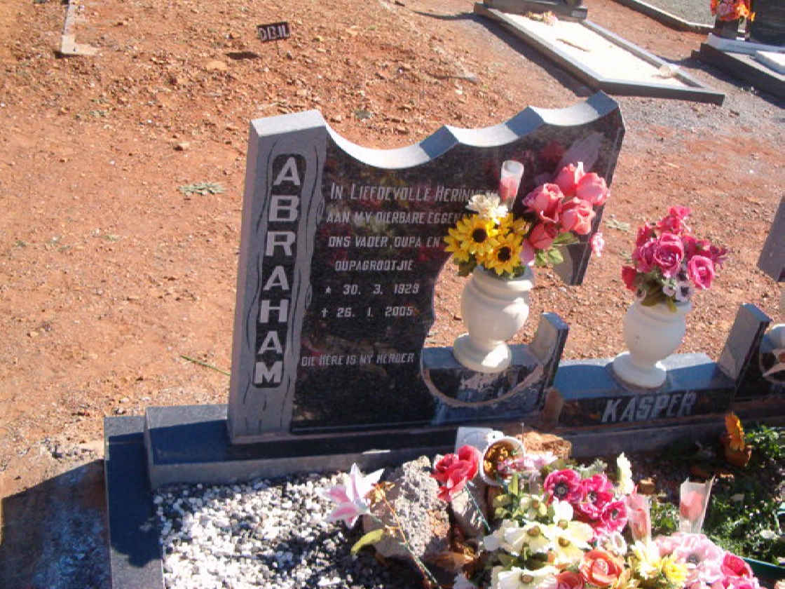 KASPER Abraham 1929-2005