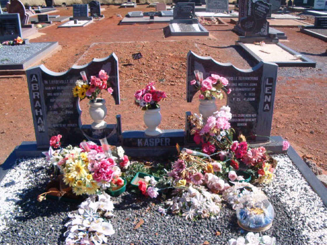 KASPER Abraham 1929-2005 &amp; Lena 1930-2008