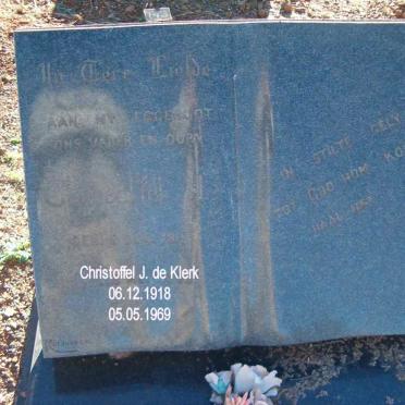 KLERK Christoffel J., de 1918-1969