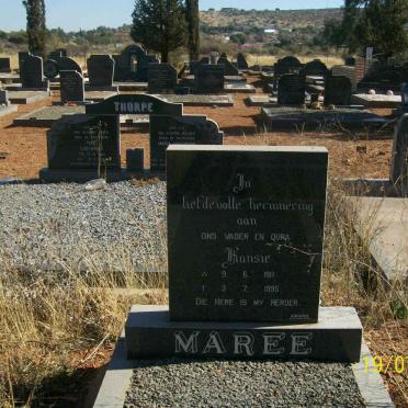 MAREE Hansie 1911-1995